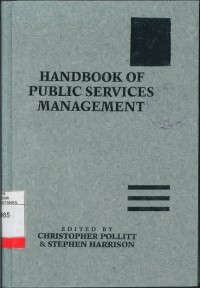 Handbook of public services management