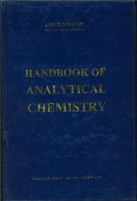 Handbook of Analytical Chemistry